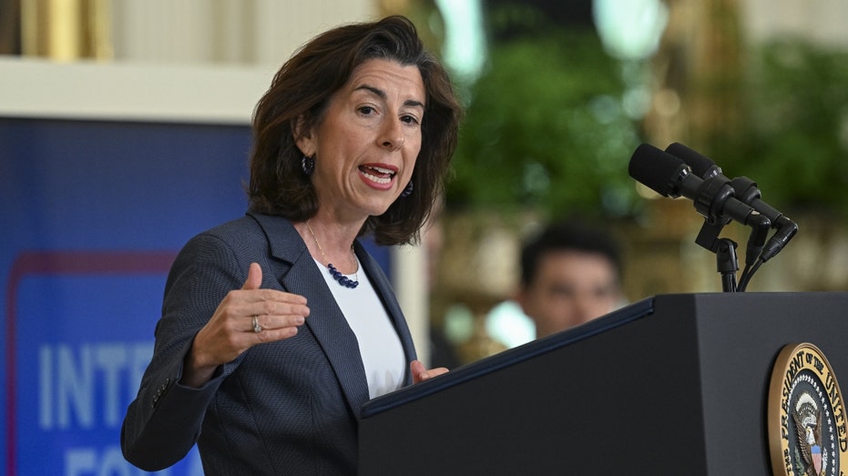 Secretary of Commerce Gina Raimondo speaks